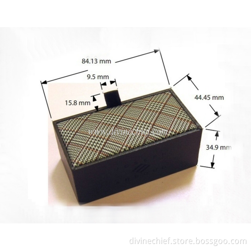 Novelty Love Shape Watch Movement Cufflinks Stainless Steel Black Plated Cufflinks